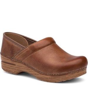 Professional honey distressed Dansko clog